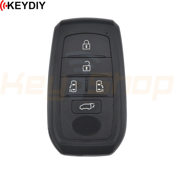 KeyDIY Toyota Sienna / RAV4-Style Universal Smart Key | 5-Buttons | KD | TB01-5