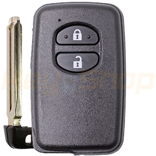 Smart Key Shell / TOYOTA 4D / 2 Buttons / Black