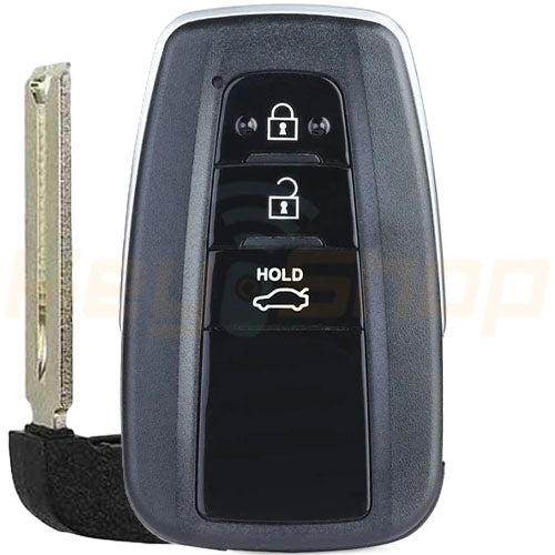 Smart Key Shell / TOYOTA FBA / 3 Buttons with Panic / 2110-Shape Aftermarket (2016+) (Copy)