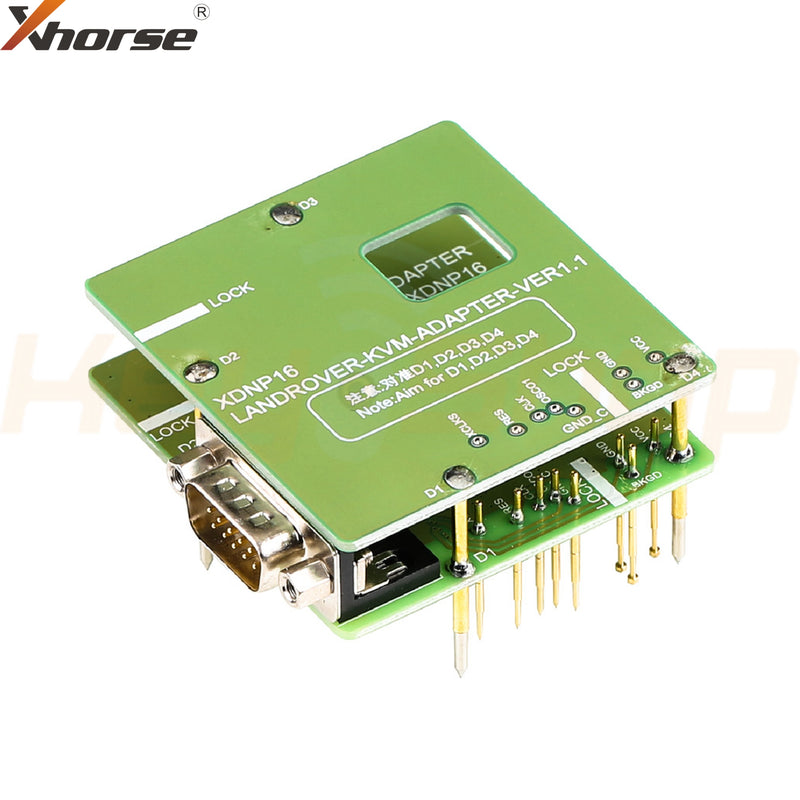 Xhorse Land Rover 2015-2019 KVM Solder Free Adapter for Mini Prog/Tool Plus/VVDI Prog (XDNP16)