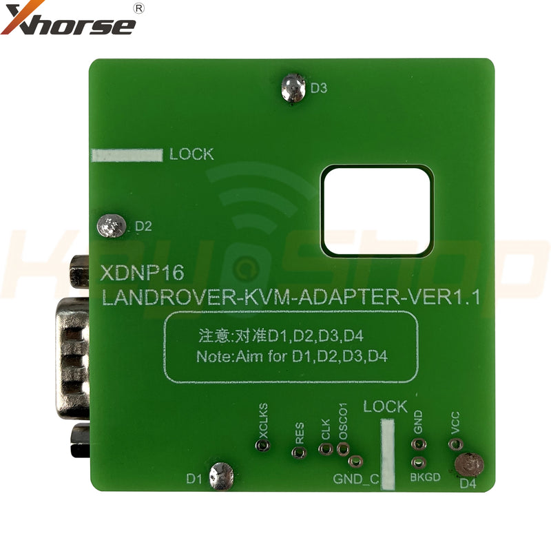 Xhorse Land Rover 2015-2019 KVM Solder Free Adapter for Mini Prog/Tool Plus/VVDI Prog (XDNP16)