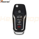 Xhorse Ford-Style Super Universal Flip Remote Key | 4-Buttons | VVDI | XEFO01