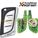Xhorse Lexus-Style Super Universal Flip Remote Key | 3-Buttons | VVDI | XELEX0
