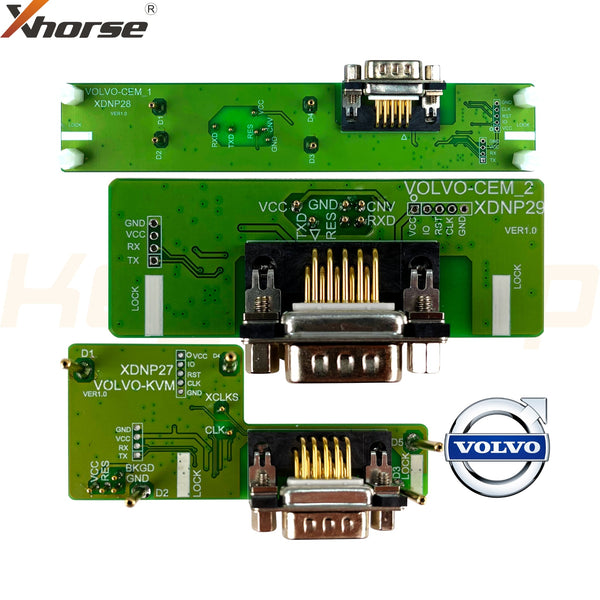 Xhorse Volvo 2009-2020 Solder-Free Adapters CEM1 / CEM2 / KVM IMMO