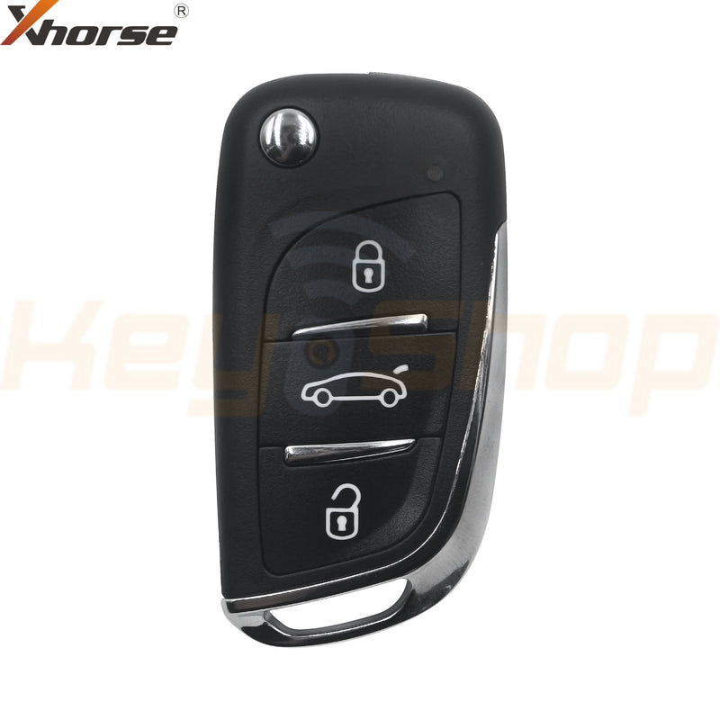 Xhorse Citroen / Peugeot-Style Wired Universal Flip Remote Key | 3-Buttons | VVDI | XKDS00