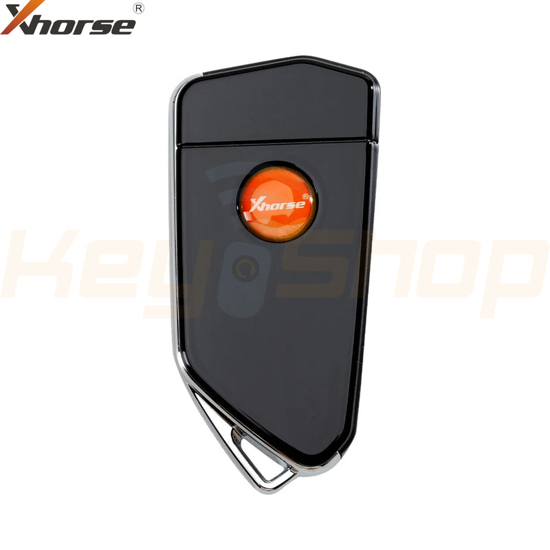 Xhorse Volkswagen / Skoda / Seat / Cupra-Style Wired Universal Flip Remote Key | 3-Buttons | VVDI | XKGA82 (Silver)