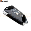 Xhorse Volkswagen / Skoda / Seat / Cupra-Style Wired Universal Flip Remote Key | 3-Buttons | VVDI | XKGA82 (Silver)