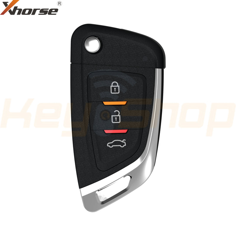 Xhorse Wired Universal Flip Remote Key | 3-Buttons | VVDI | XKKF02 (Colored)