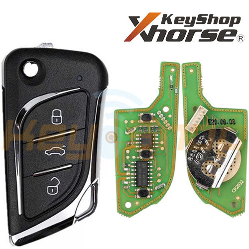 Xhorse Lexus-Style Wired Universal Flip Remote Key | 3-Buttons | VVDI | XKLKS0