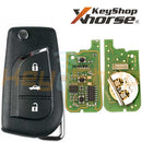 Xhorse Toyota-Style Wired Universal Flip Remote Key "2nd Gen" | 3-Buttons | VVDI | XKTO20 (Wireless generation)