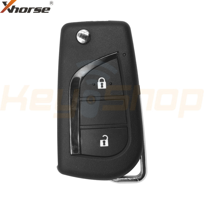 Xhorse Toyota-Style Wired Universal Flip Remote Key | 2-Buttons | VVDI | XKTO01