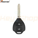 Xhorse Toyota-Style Wired Universal Remote Head Key | 2-Buttons | TOY43 | VVDI | XKTO05