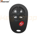 Xhorse Toyota-Style Wired Universal Keyless Entry Remote | 5-Buttons | VVDI | XKTO08 (Side Doors)