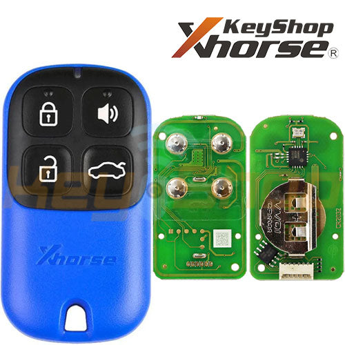 Xhorse Wired Universal Keyless Entry Remote | 4-Buttons | VVDI | XKXH01 (Blue)