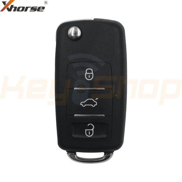 Xhorse Volkswagen B5 Super-Style Super Universal Flip Remote Key | 3-Buttons | VVDI | XEB510