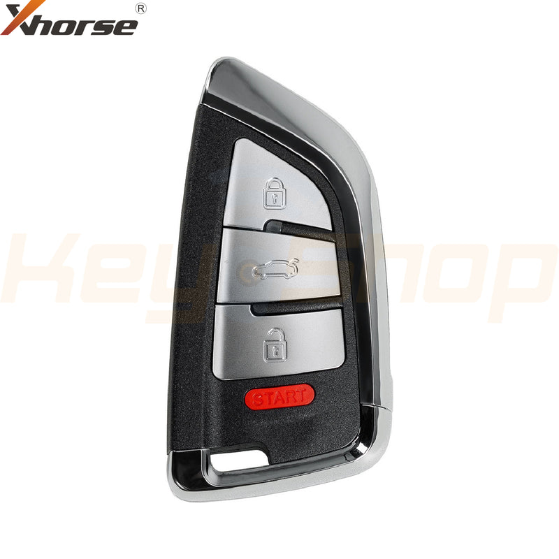 Xhorse BMW-Style Universal Smart Key | 4-Buttons | VVDI | XSDFX2 (Silver)