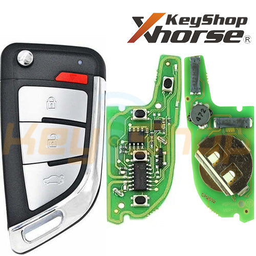 Xhorse Universal Smart Flip Key | XM38 | 4-Buttons | VVDI | XSKFF0