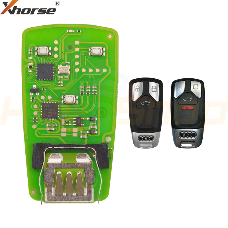 Xhorse 2016+ Audi A4 / Q5-Style Universal Smart Key "PCB Only" | 4-Buttons | MLB | VVDI | XSMA41