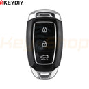 KeyDIY Hyundai-Style Universal Smart Key | 3-Buttons | KK12 | KD | ZB28-3