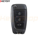 KeyDIY Hyundai-Style Wired Universal Flip Remote Key | 3-Buttons | KD | B25-3