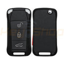 2004-2009 Porsche Cayenne Smart Flip Key | 4-Buttons | HU66 | 434MHz (Aftermarket) — product photograph