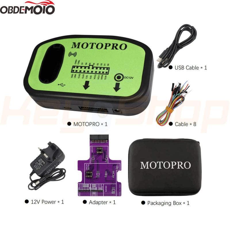 MOTOPRO - Motorcycle Memory Programmer for Keys (1⁄4 the price of TMPro2)