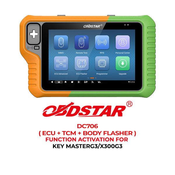 OBDSTAR G3 Function Activation - DC706 (ECM + TCM + BODY Flasher)