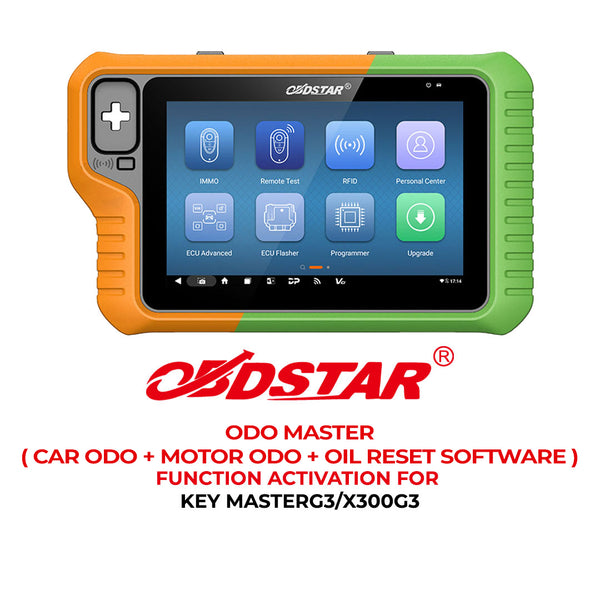 OBDSTAR G3 Function Activation - Odo Master (Car Odo + Moto Odo + Oil Reset Software)