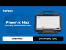 TOPDON - Phoenix Max Heavy Duty Kit - Advanced-Level Professional Diagnostic Tool with Scope, Heavy Duty Cables and One Year Of Heavy Duty Updates