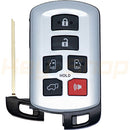 Smart Key Shell / Toyota Sienna / 4D / 2011-2020 / 6 Buttons / TOY2 / for HYQ14ADR