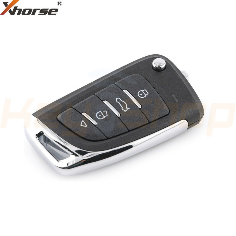 Xhorse Volkswagen / Skoda / Seat MQB-Style Wired Universal Flip Remote Key | 4-Buttons | VVDI | XKM800