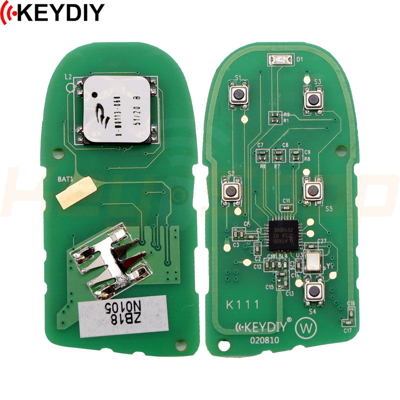 KeyDIY 2019+ Dodge RAM-Style Universal Smart Key | 5-Buttons | Y159 | KD | ZB18-5