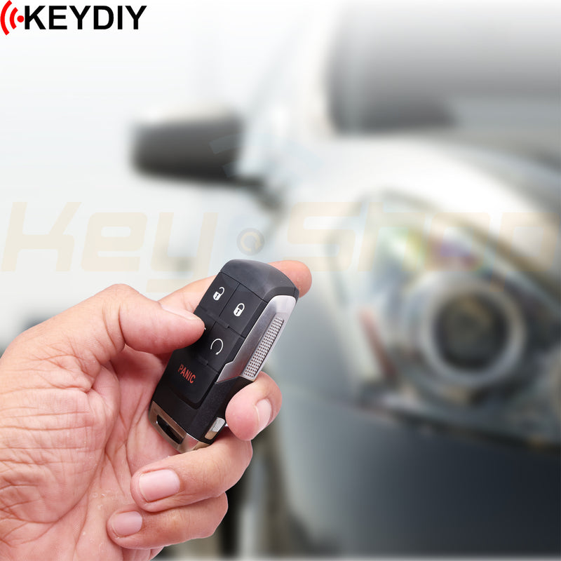 KeyDIY 2019+ Dodge RAM-Style Universal Smart Key | 5-Buttons | Y159 | KD | ZB18-5