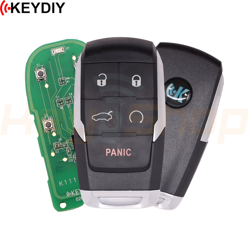 KeyDIY 2019+ Dodge RAM-Style Universal Smart Key | 5-Buttons | Y159 | KD | ZB18-5