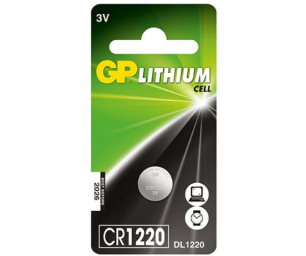 Lithium Battery GP CR1220 - 3V