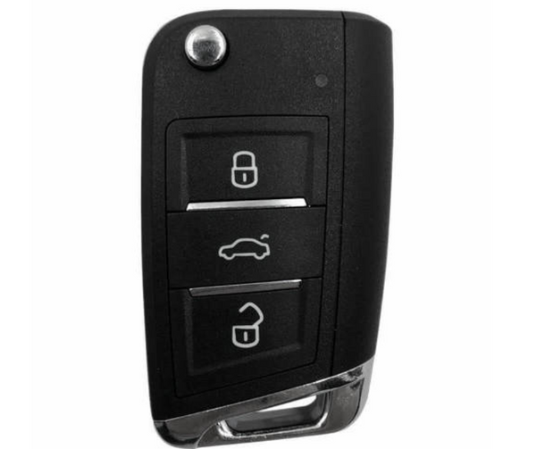 Flip Remote Key Shell / Volkswagen  / 3 Buttons / HU162 / MQB