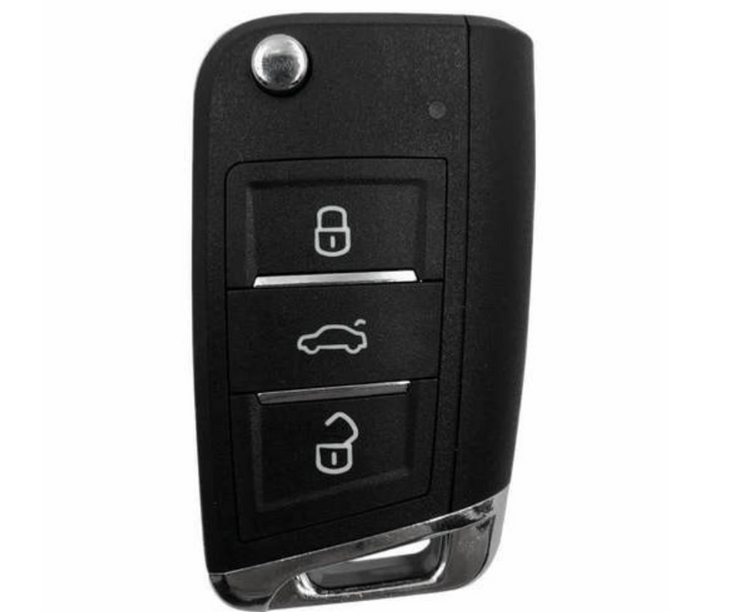 Flip Remote Key Shell / Volkswagen  / 3 Buttons / HU66 / MQB