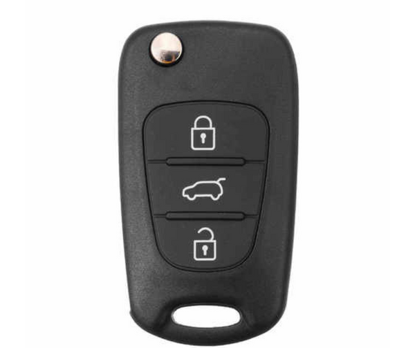 Flip Remote Key Shell / Hyundai / 3 Buttons / TOY49  / Old Model