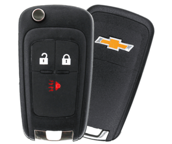 Flip Remote Key Shell / Chevrolet Spark / 3 Buttons / DW04