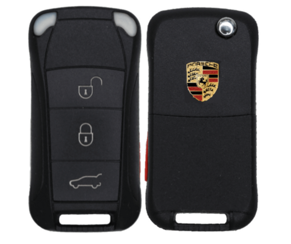 Flip Remote Key Shell / Porsche / 3 Buttons / Old Model