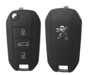 2018+ Citroen / Peugeot Flip Remote Key | ID4A | 3-Buttons | HU83 | 434MHz (Aftermarket)