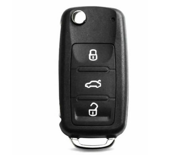 2018+ Volkswagen Caddy Flip Remote Key | ID48-MQB4.5 | 3-Buttons | HU66 | 433MHz (Aftermarket)