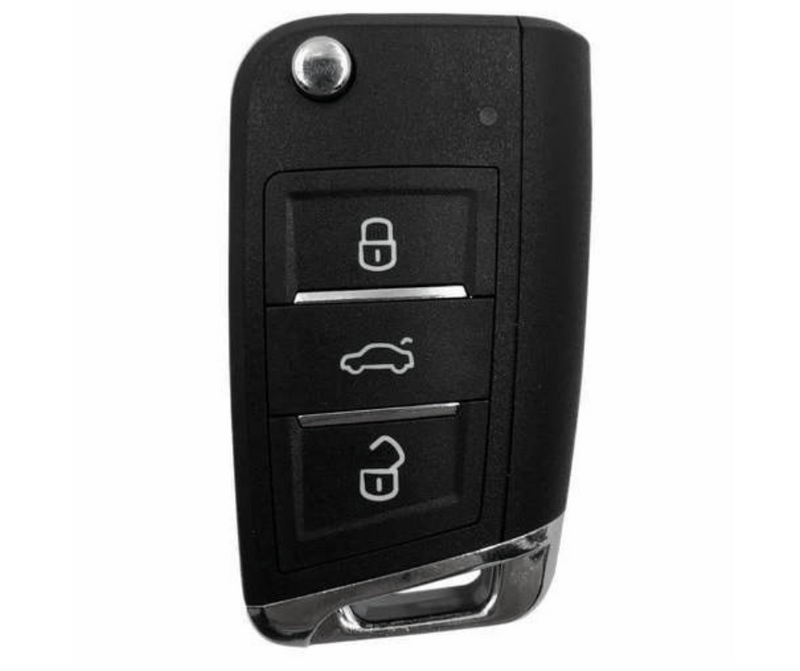 2013+ Volkswagen / Skoda / Seat Flip Remote Key | ID48-MQB | 3-Buttons | HU66 | 434MHz (OEM)