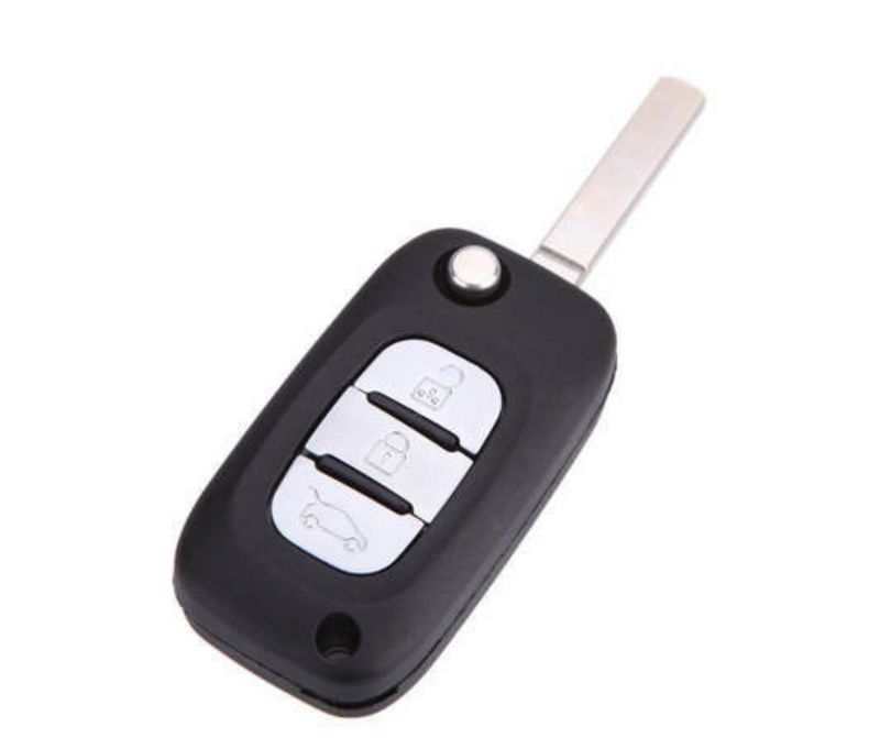 Renault Fluence Flip Remote Key | ID46 | 3-Buttons | VA2 | 434MHz (Aftermarket)