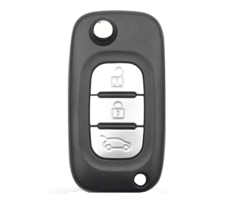 Renault / Smart-Car Flip Remote Key | ID4A | 3-Buttons | VA2 | 434MHz (Aftermarket)