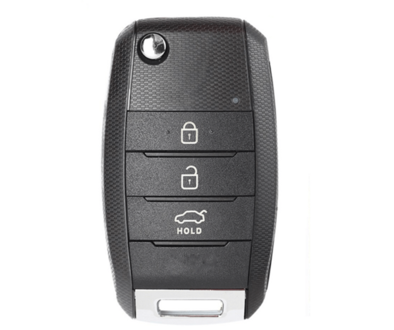 Flip Remote Key Shell / Kia  / Engraved / 3 Buttons / TOY49