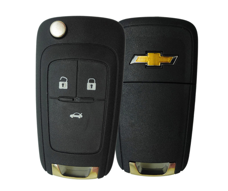 2010-2014 Chevrolet Cruze Flip Remote Key | ID46 | 3-Buttons | HU100 | 433MHz | 13500219 (OEM)