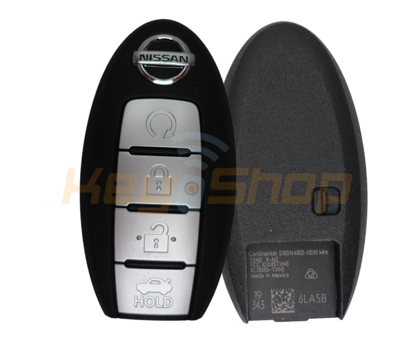 2020+ Nissan Sentra Smart Key | ID4A | 4-Buttons | NSN14 | 434MHz | 285E3-6LA5B (OEM)