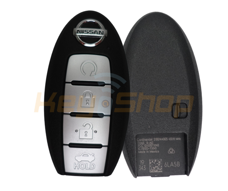 2020+ Nissan Sentra Smart Key | ID4A | 4-Buttons | NSN14 | 434MHz | 285E3-6LA5B (OEM)