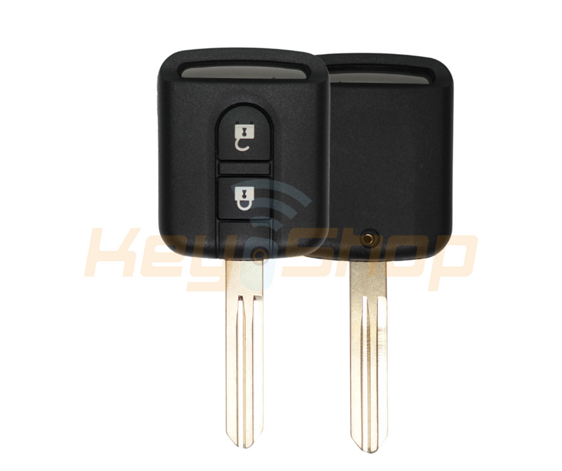 Nissan Micra/Note/Tida/Navara/Qashqai Remote Head Key | ID46 | 2-Buttons | NSN14 | 433MHz (Aftermarket)